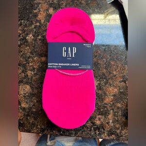 GAP Woman's Cotton Sock Liners ( 7 Pair) Size 4-10 NEW WITH TAGS